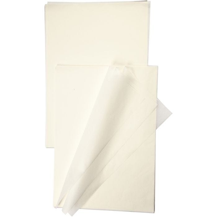 Imiteret Japanpapir, A3, tykkelse 14g/m2, hvid, 100 ark/ 1 pk.