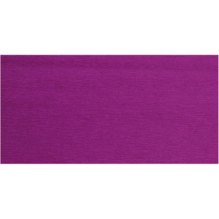 Crepepapir, ark 50x250 cm, violet, 10 læg/ 1 pk.