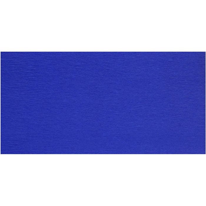 Crepepapir, ark 50x250 cm, blå, 10 læg/ 1 pk.