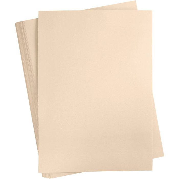 Karton, A2, ark 420x594 mm, 180 g, beige, 100 ark/ 1 pk.