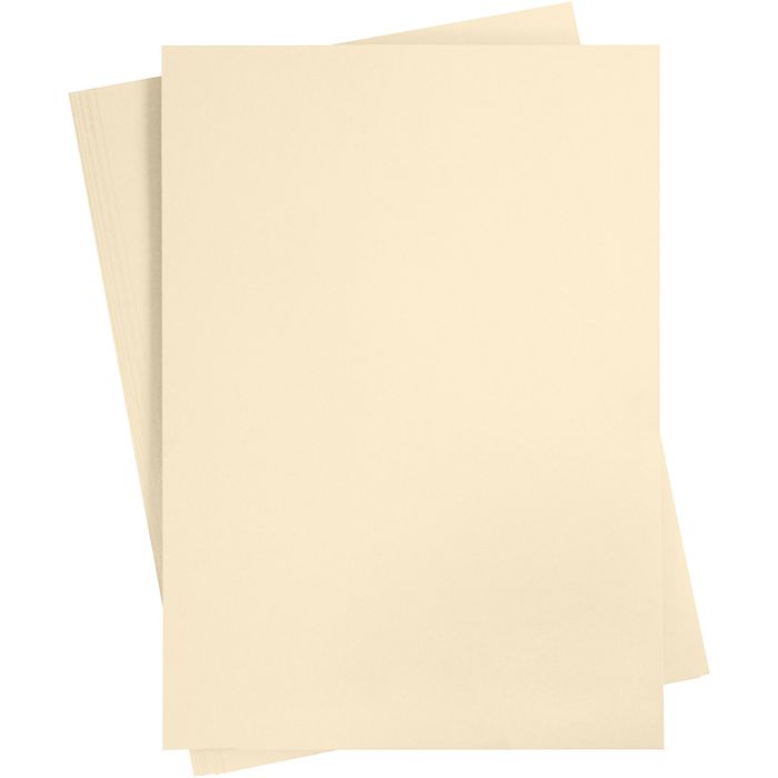 Karton, A2, ark 420x594 mm, 180 g, lys pudder, 10 ark/ 1 pk.