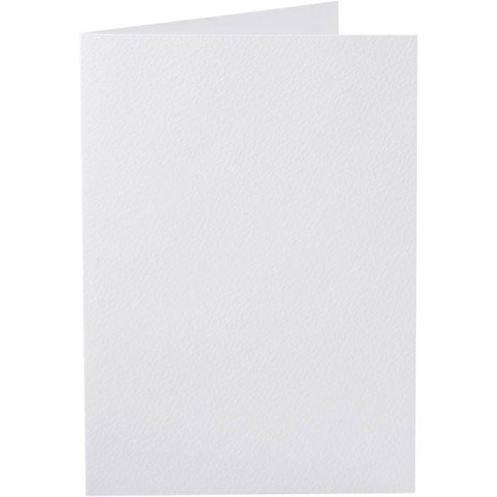Kort, kort str. 10,5x15 cm, 220 g, hvid, 10stk./ 1 pk.
