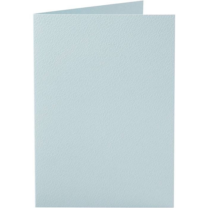 Kort, kort str. 10,5x15 cm, 220 g, lyseblå, 10 stk./ 1 pk.