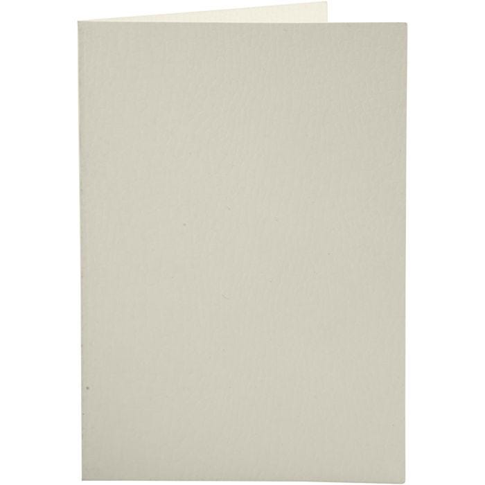 Kort, kort str. 10,5x15 cm, råhvid, 10 stk./ 1 pk.