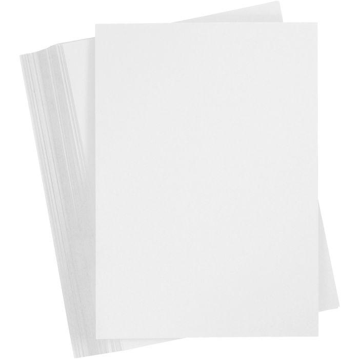 Karton, A5, ark 148x210 mm, 250 g, hvid, 100ark/ 1 pk.