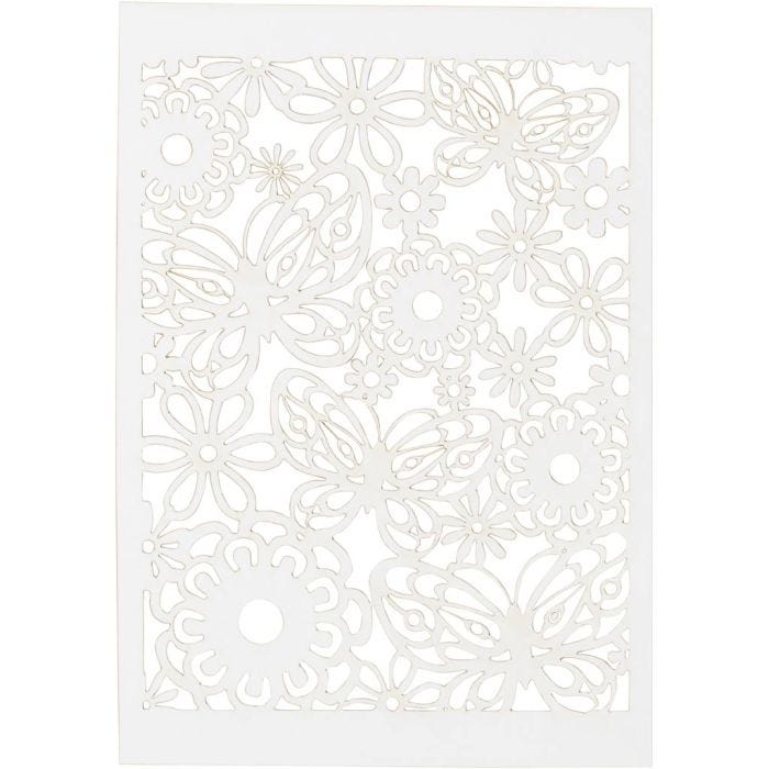 Blondekarton, ark 10,5x15 cm, 200 g, hvid, 10 stk./ 1 pk.