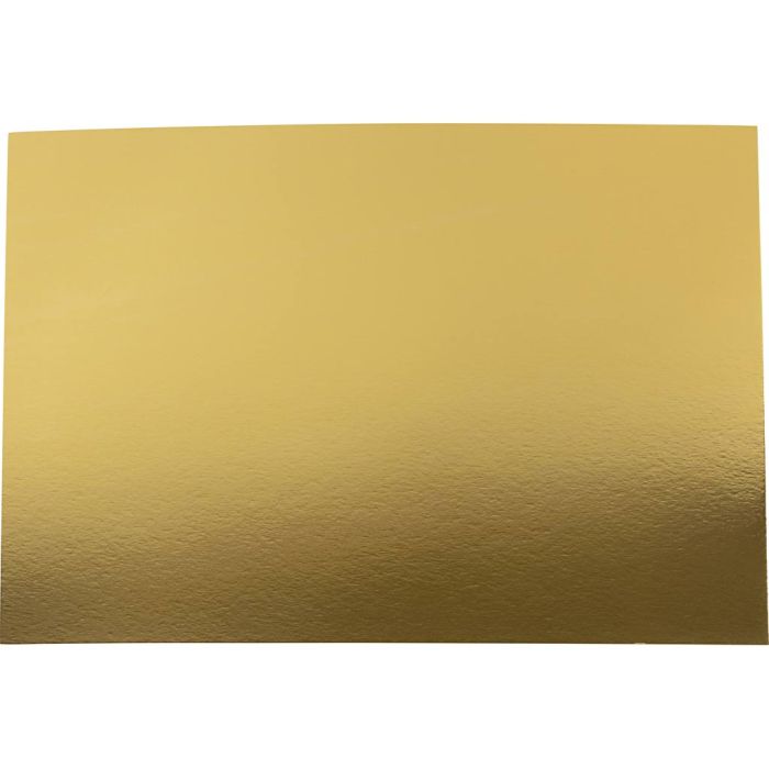 Metalkarton, A4, ark 210x297 mm, 280 g, guld, 10 ark/ 1 pk.