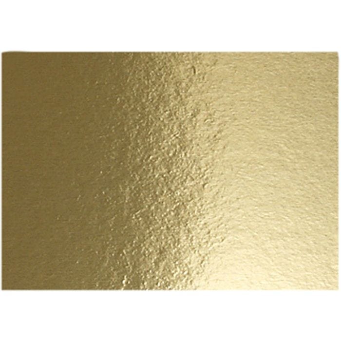 Metalkarton, A4, ark 210x297 mm, 280 g, guld, 10ark/ 1 pk.