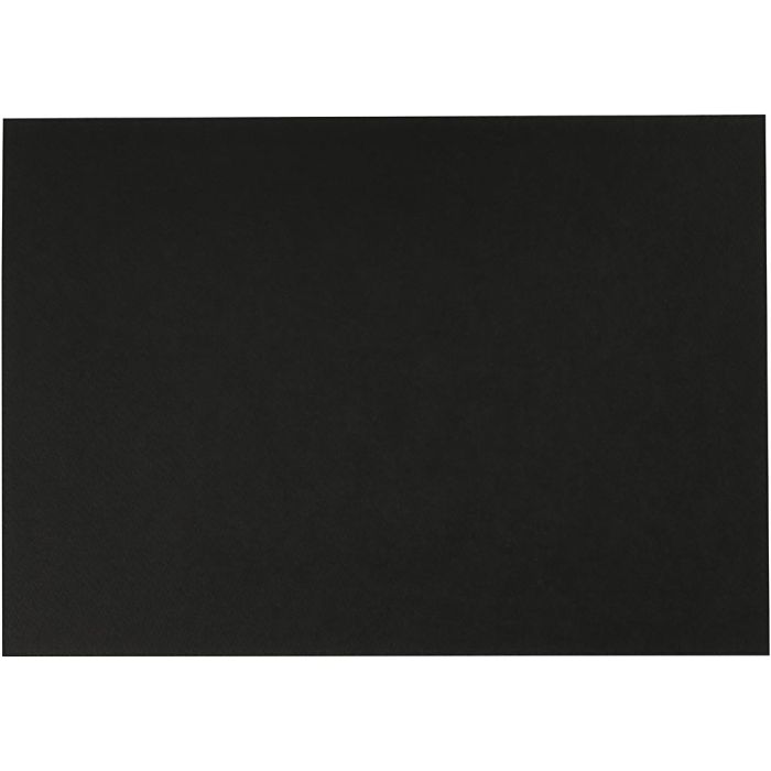 Akvarelpapir, A4, ark 210x297 mm, 230 g, sort, 10ark/ 1 pk.
