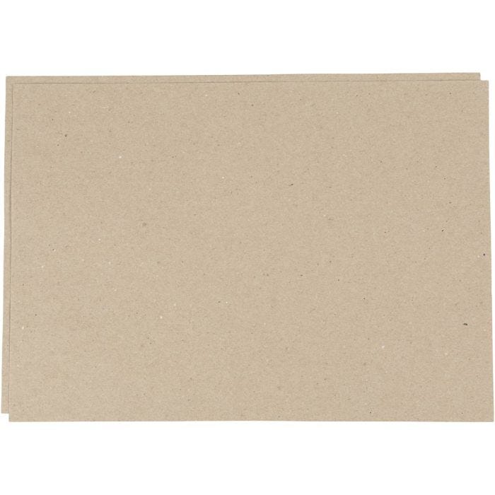 Karduspapir, A3, ark 297x420 mm, 135 g, grå brun, 500 ark/ 1 pk.