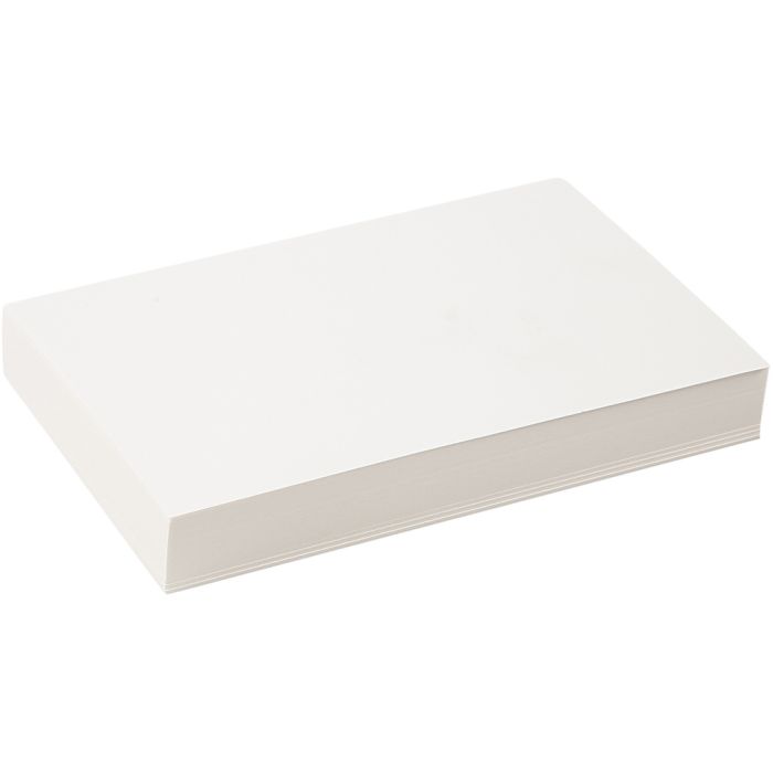 Akvarelpapir, A5, ark 148x210 mm, 200 g, hvid, 100ark/ 1 pk.