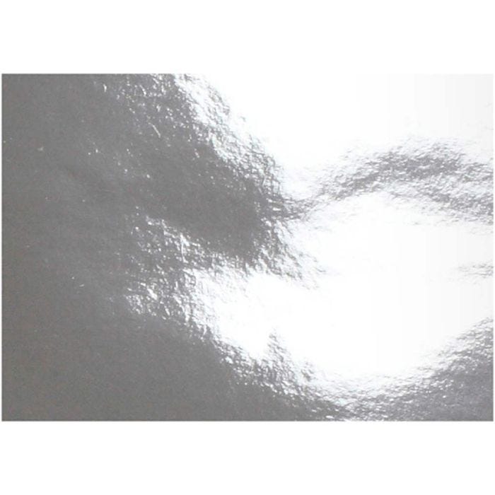 Metalpapir, A4, ark 210x297 mm, 120 g, sølv, 10ark/ 1 pk.