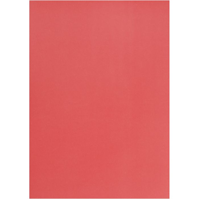 Pergamentpapir, A4, ark 210x297 mm, 100 g, rød, 10ark/ 1 pk.