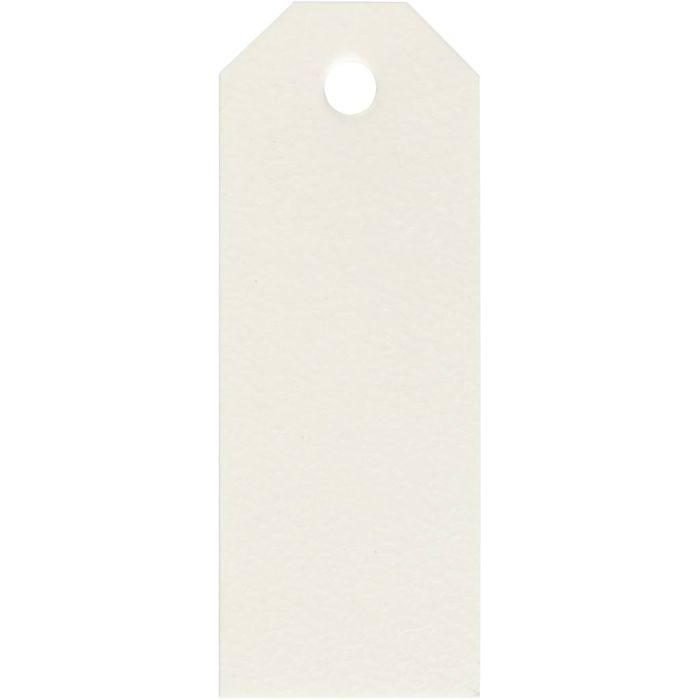 Manilamærker, str. 3x8 cm, 220 g, råhvid, 20stk./ 1 pk.