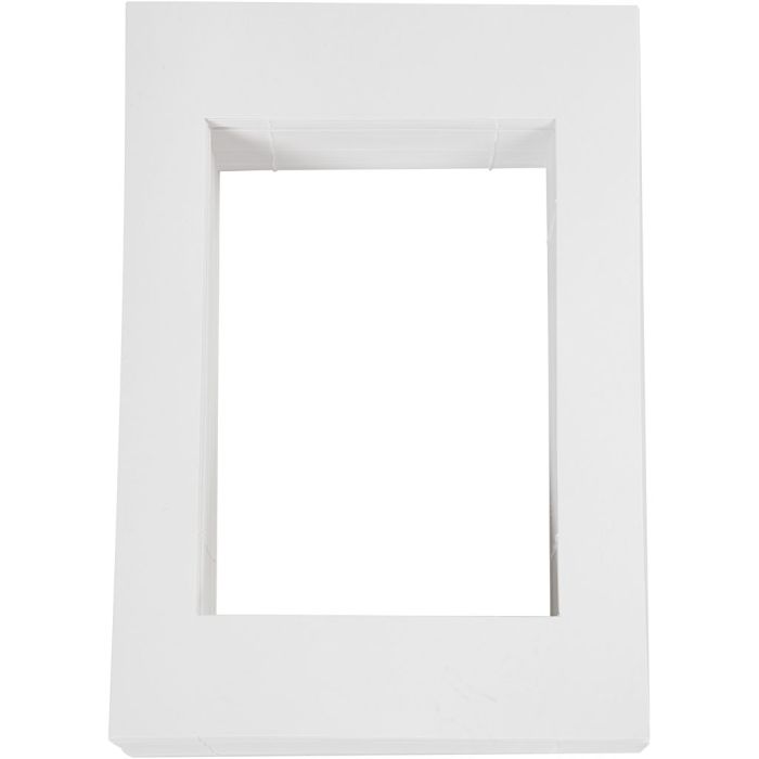Passepartoutrammer , str. 19,8x28 cm, 500 g, hvid, 100 stk./ 1 pk.