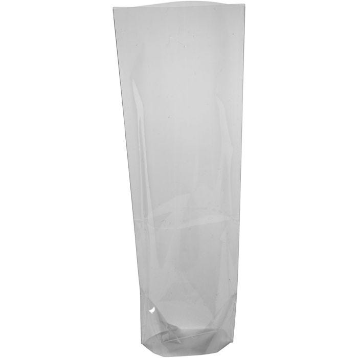 Cellofanpose, H: 19 cm, str. 7,5x5,5 cm, tykkelse 25 my, 20stk./ 1 pk.
