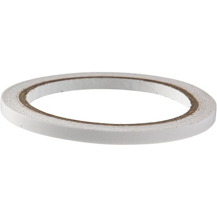 Dobbeltklæbende Tape, B: 6 mm, 10 m/ 1 rl.