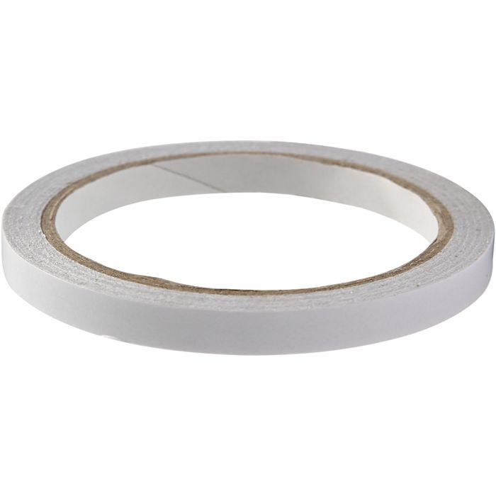 Dobbeltklæbende Tape, B: 9 mm, 10 m/ 1 rl.