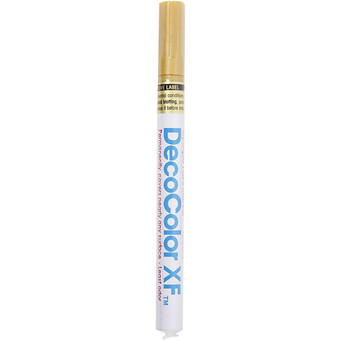 Dekorationstusch, streg 1,2 mm, guld, 1 stk.