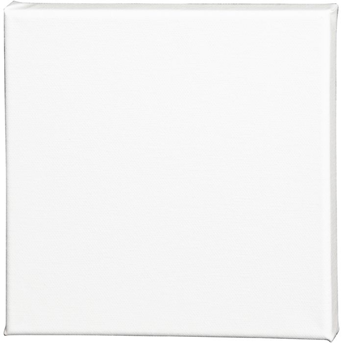 Malerlærred, D: 1.6 cm, str. 20x20 cm, 360 g, hvid, 1 stk.