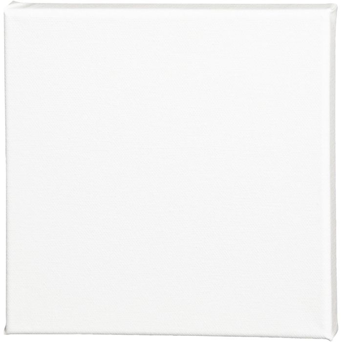 Malerlærred, D: 1.6 cm, str. 20x20 cm, 360 g, hvid, 10 stk./ 1 pk.