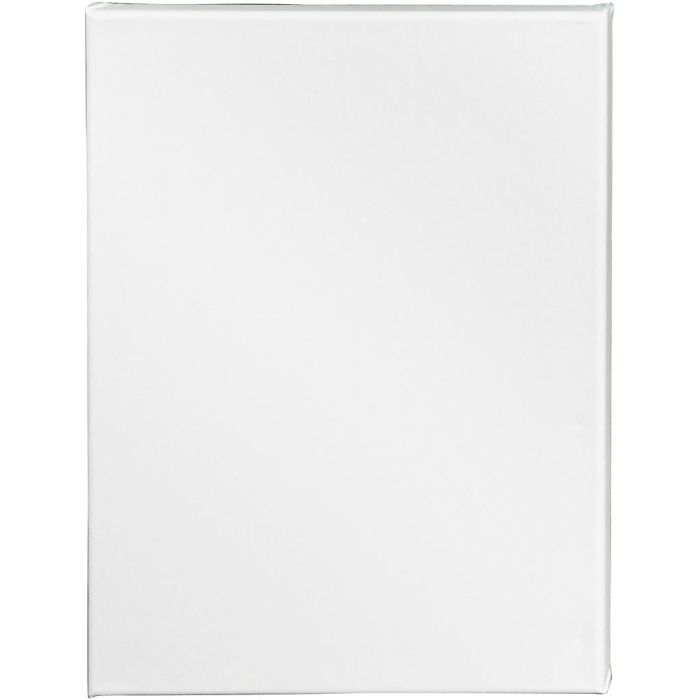 Malerlærred, D: 1.6 cm, str. 30x40 cm, 360 g, hvid, 10 stk./ 1 pk.