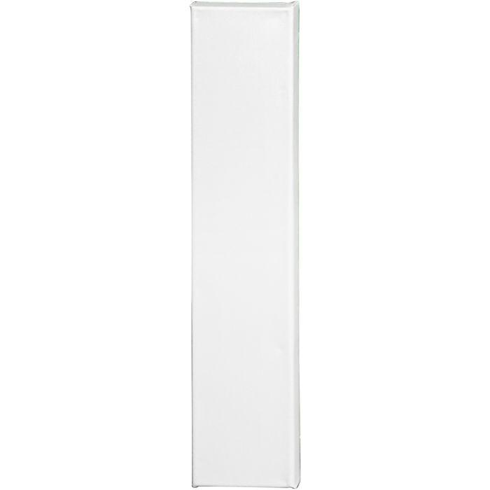 Malerlærred, D: 1.6 cm, str. 10x50 cm, 360 g, hvid, 1 stk.
