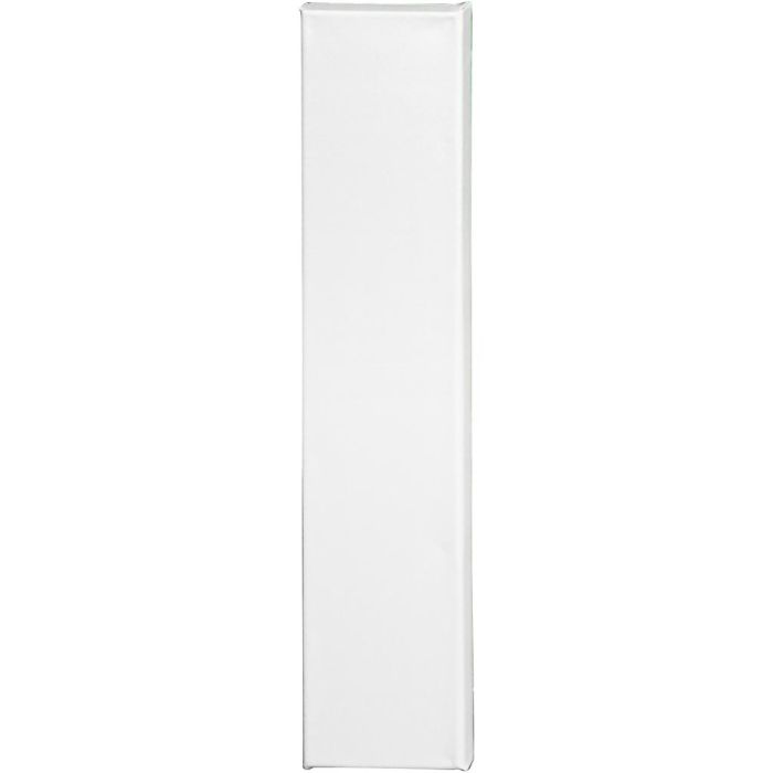 Malerlærred, D: 1.6 cm, str. 10x50 cm, 360 g, hvid, 10 stk./ 1 pk.