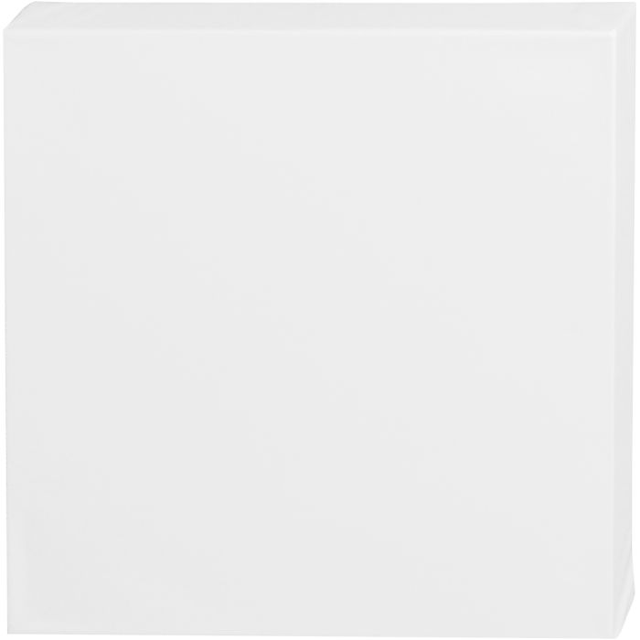 Malerlærred, D: 3,7 cm, str. 30x30 cm, 360 g, hvid, 1 stk.