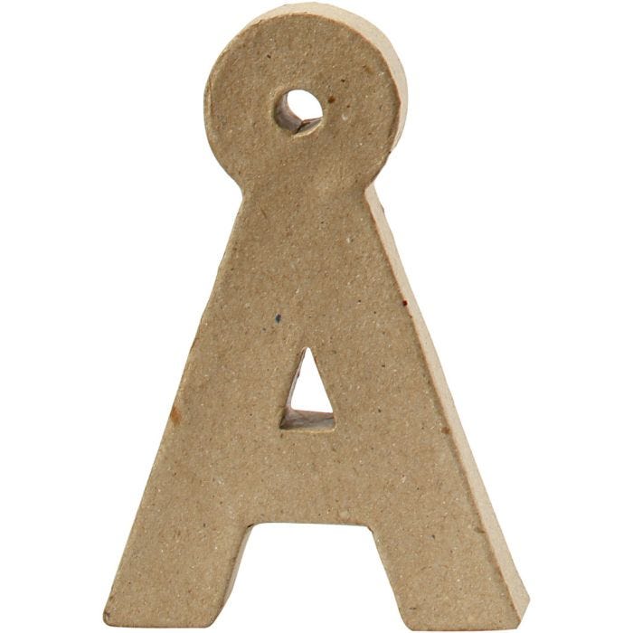 Bogstav, Å, H: 10 cm, tykkelse 2 cm, 1 stk.