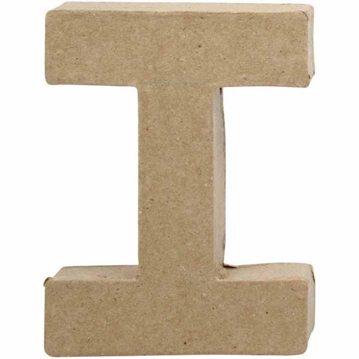 Bogstav, I, H: 10 cm, B: 7,5 cm, tykkelse 1,7 cm, 1 stk.