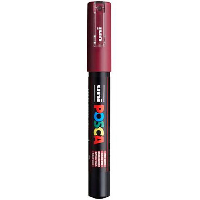 Posca Tusch, nr. PC-1M, streg 0,7 mm, extra-fine, red wine, 1 stk.
