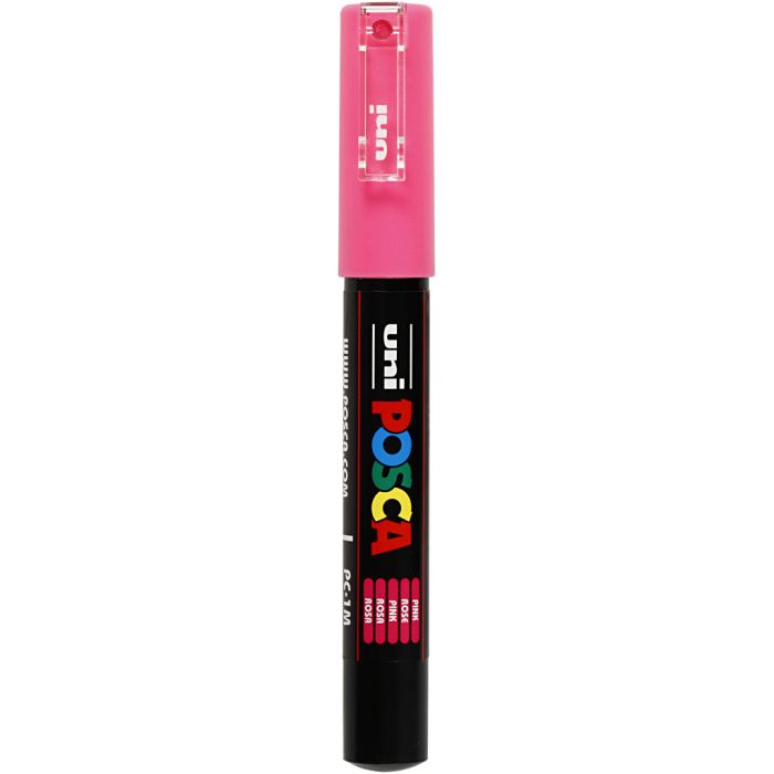 Posca Tusch, nr. PC-1M, streg 0,7 mm, extra-fine, pink, 1 stk.