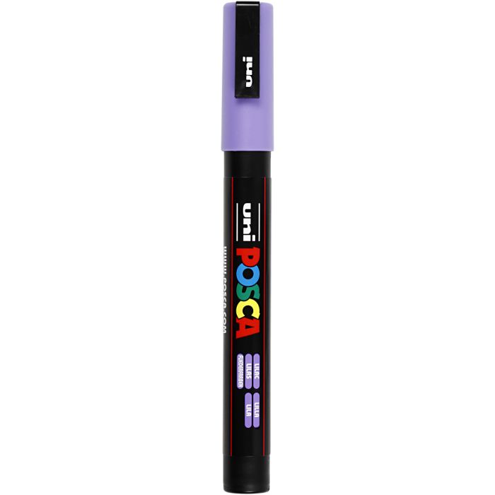 Posca Tusch, nr. PC-3M, streg 0,9-1,3 mm, fine, syren, 1 stk.