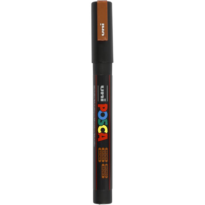 Posca Tusch, nr. PC-3M, streg 0,9-1,3 mm, fine, bronze, 1 stk.