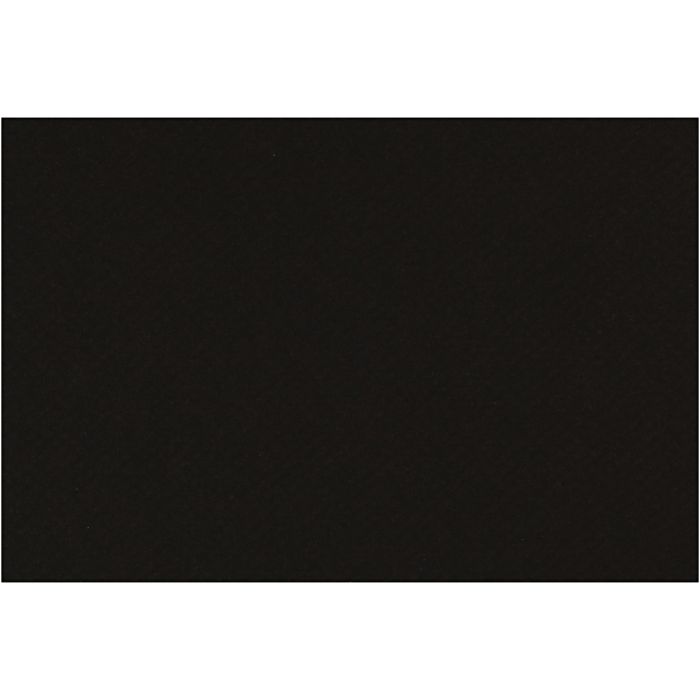 Fransk karton, A4, ark 210x297 mm, 160 g, sort, 1 ark