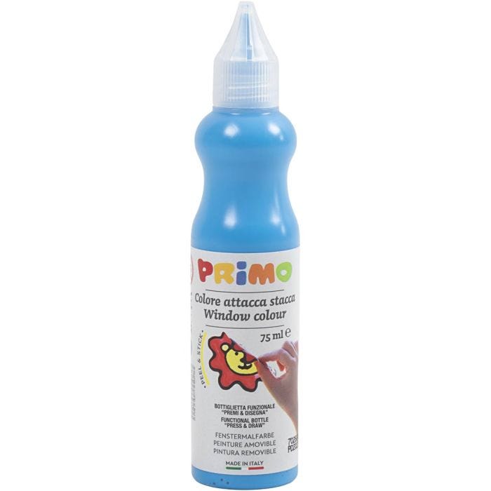 Vinduesmaling, blå, 75 ml/ 1 fl.