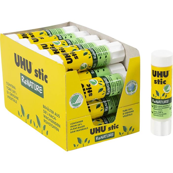 UHU Limstift ReNATURE, 8,2 g, 24 stk./ 1 pk.