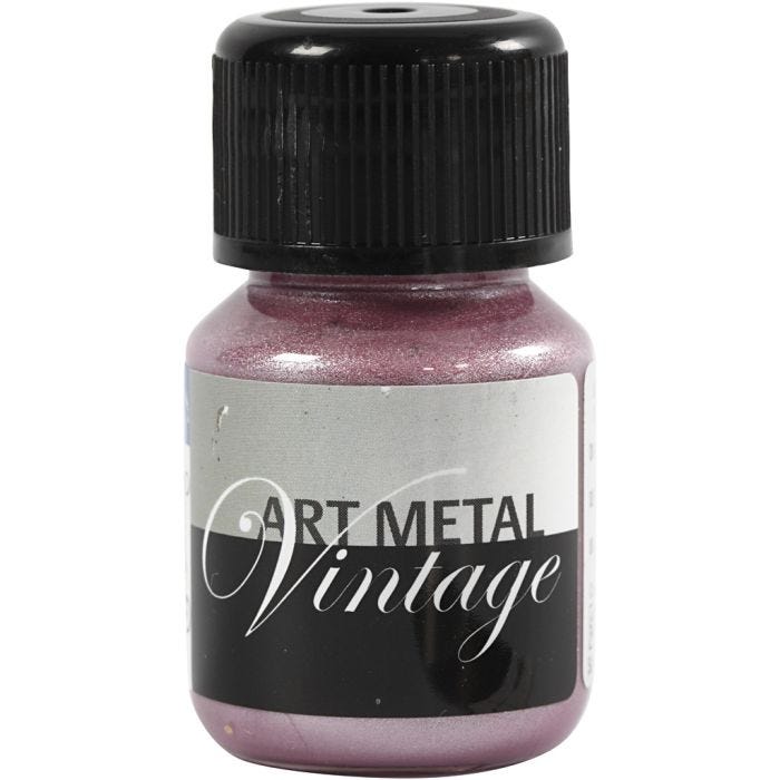 Hobbymaling Metallic, perlerød(5096), 30 ml/ 1 fl.