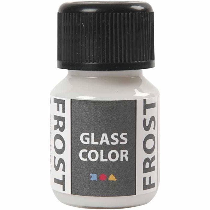 Glass Color Frost, hvid, 30ml/ 1 fl.