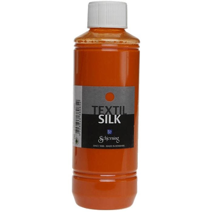Textil Silk, orange, 250 ml/ 1 fl.