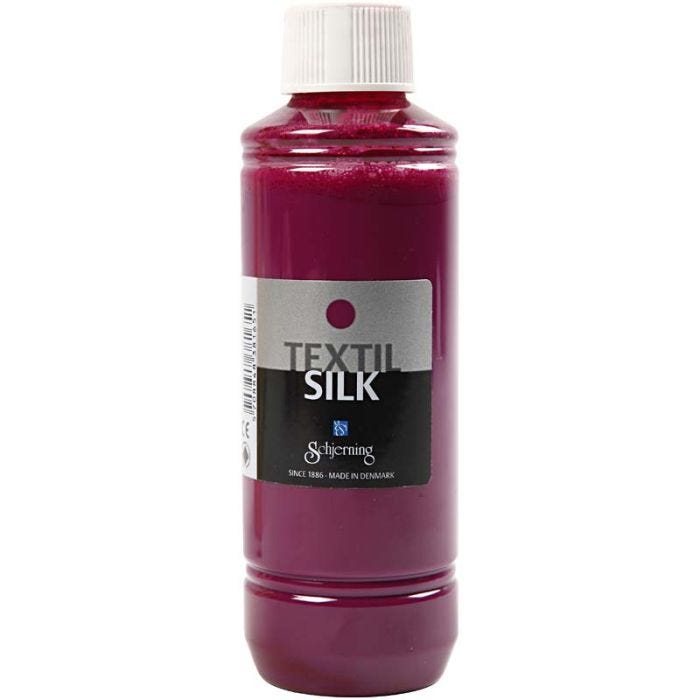 Textil Silk, mørk pink, 250 ml/ 1 fl.