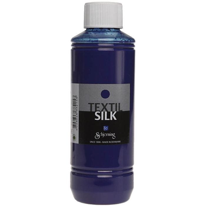 Textil Silk, kongeblå, 250 ml/ 1 fl.