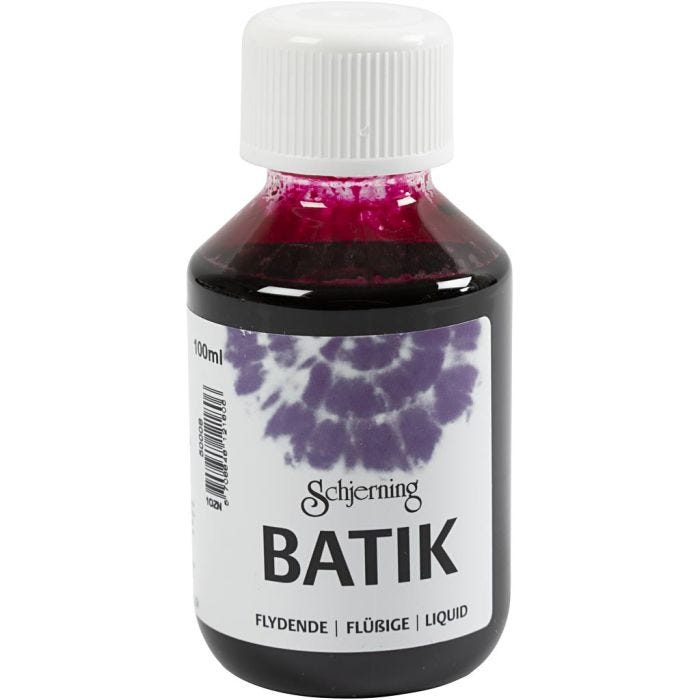 Batikfarve, syren, 100 ml/ 1 fl.