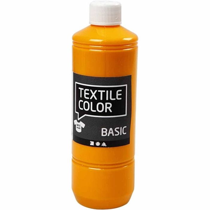 Textile Color, gul, 500 ml/ 1 fl.