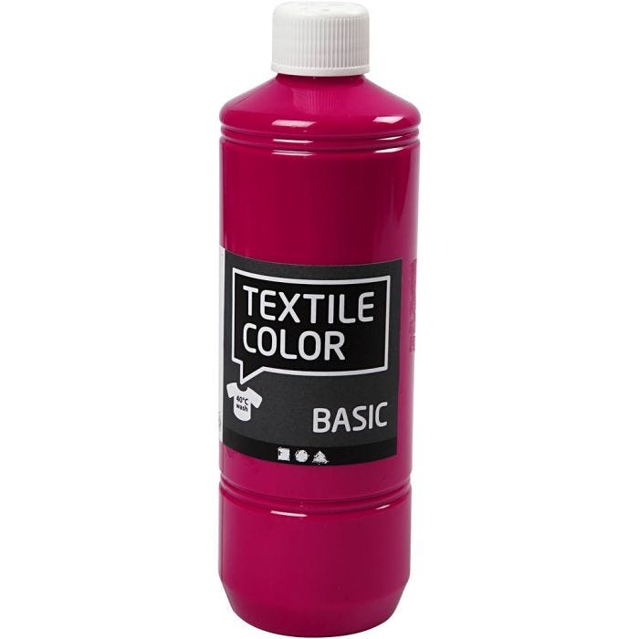 Textile Color, primær rød, 500 ml/ 1 fl.