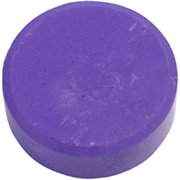 Vandfarve, H: 16 mm, diam. 44 mm, lilla, 6 stk./ 1 pk.
