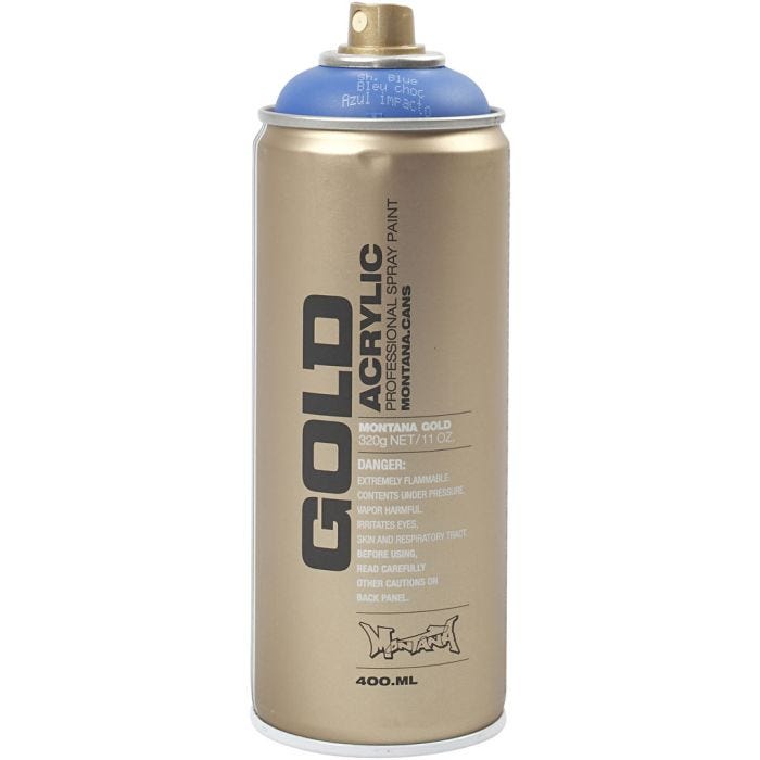 Spraymaling, blå, 400 ml/ 1 ds.