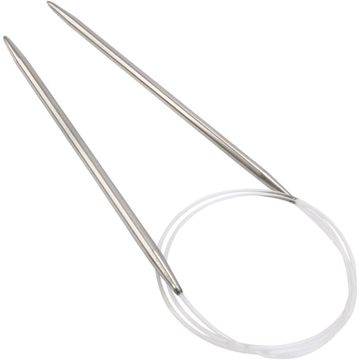 Rundpind i aluminium, L: 80 cm, str. 5 mm, 1 stk.