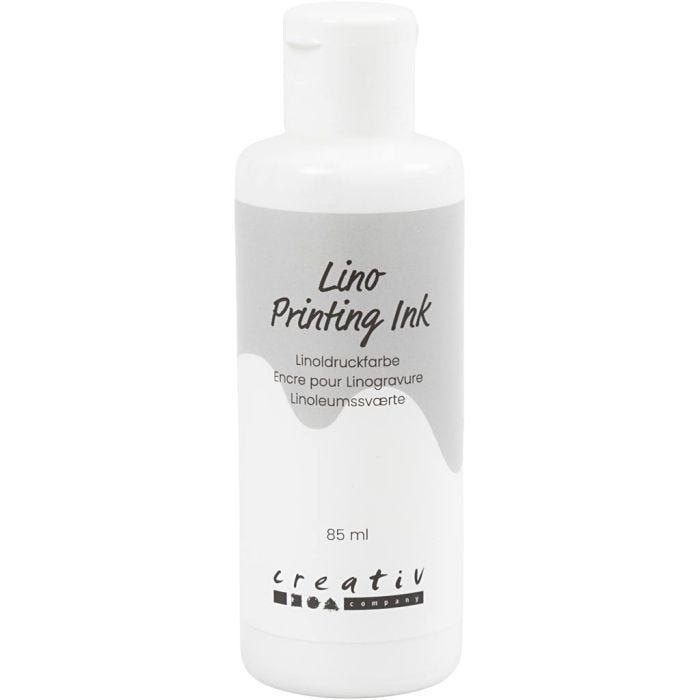 Linoleumssværte, hvid, 85 ml/ 1 fl.